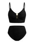 Bikini de encaje con aberturas