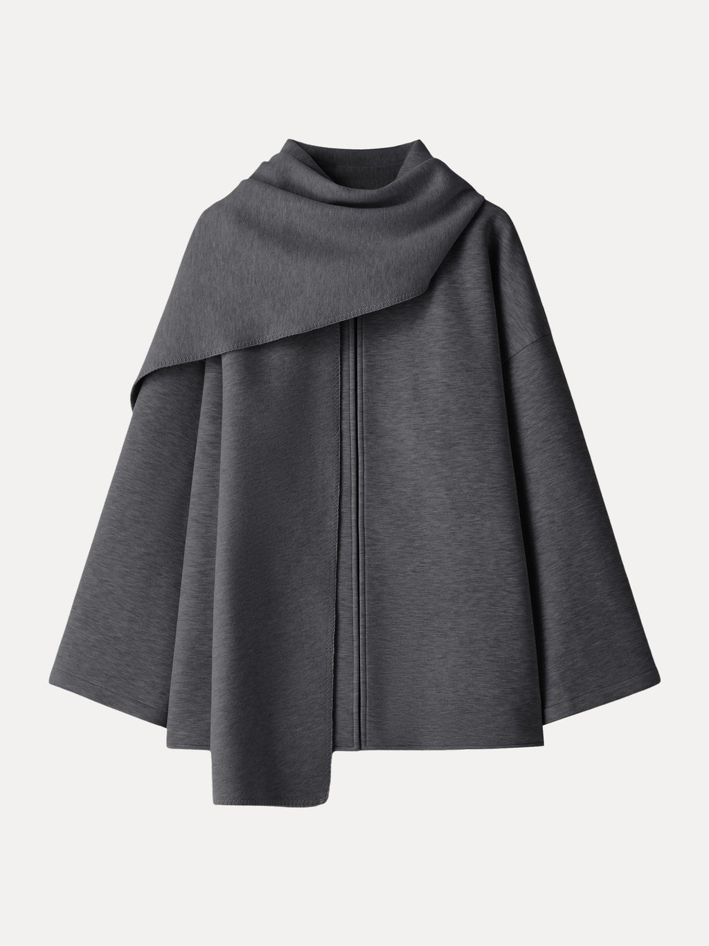 Alba™ | Abrigo convertible con cuello bufanda y bolsillos