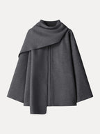 Alba™ | Abrigo convertible con cuello bufanda y bolsillos