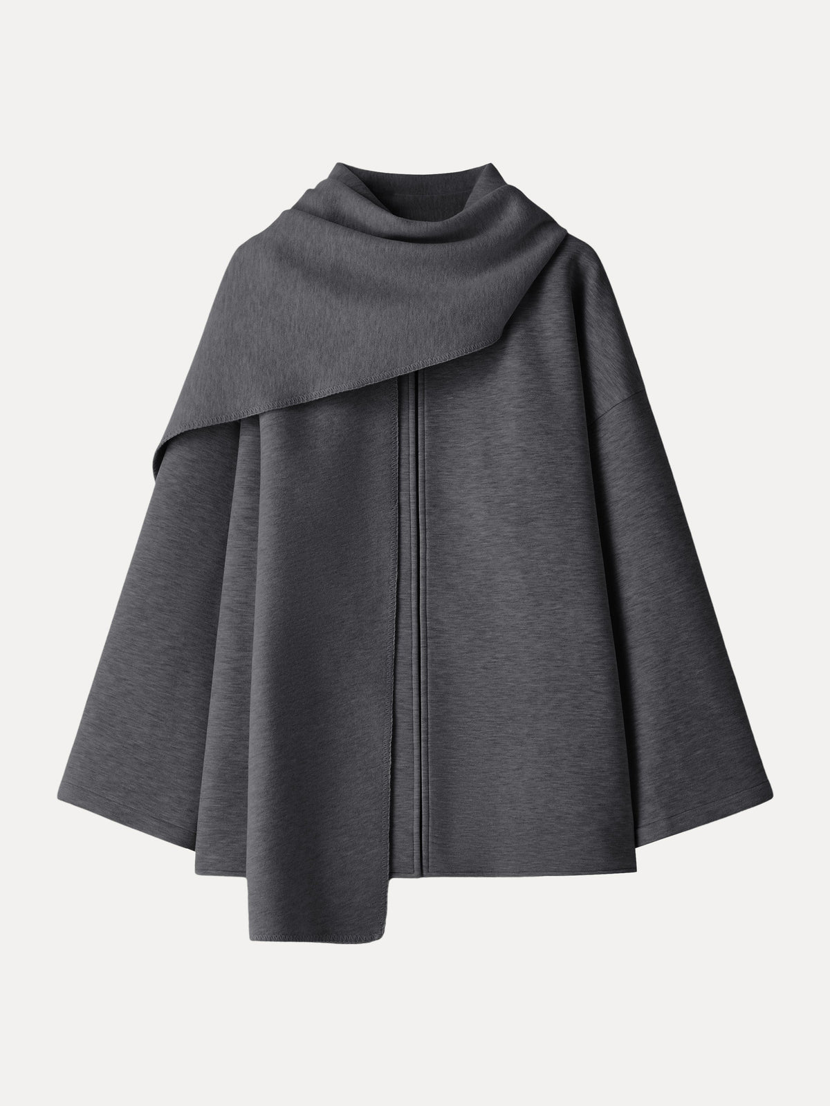 Alba™ | Abrigo convertible con cuello bufanda y bolsillos