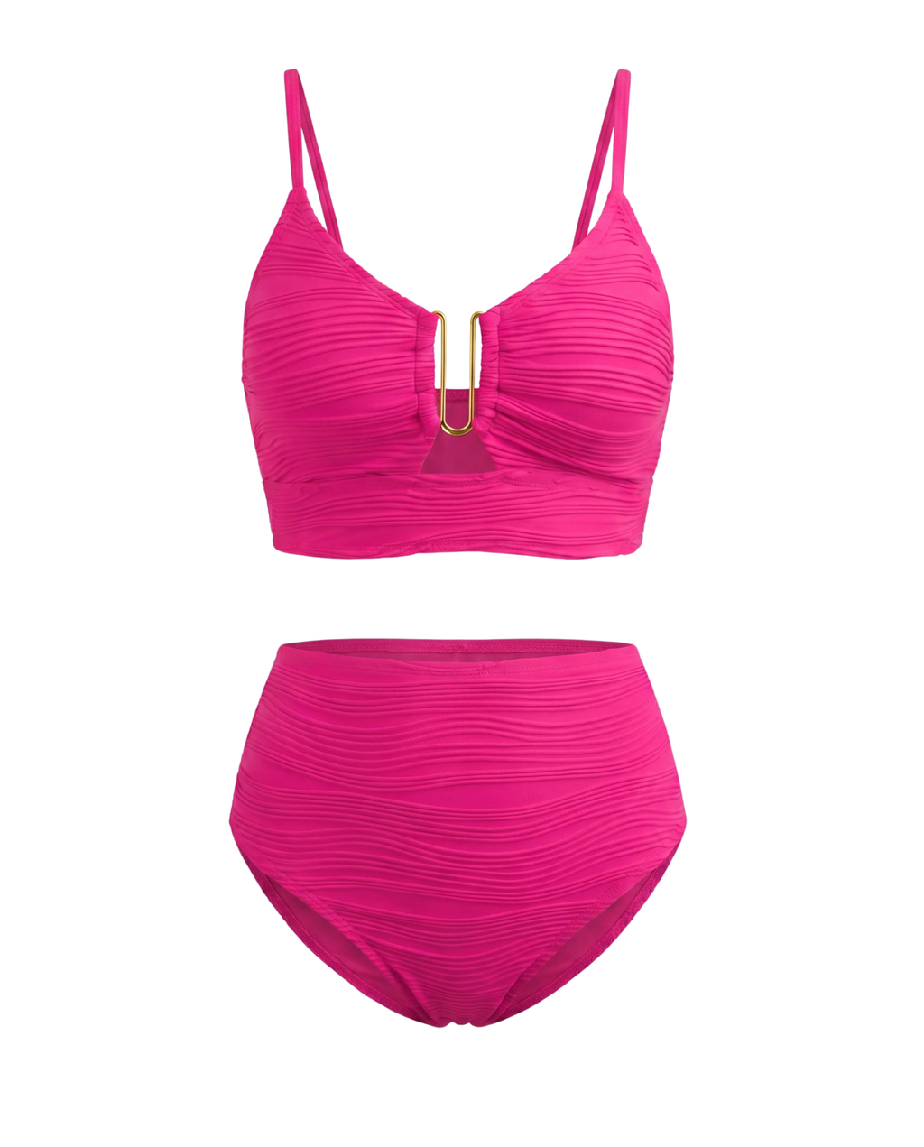 Bikini de encaje con aberturas