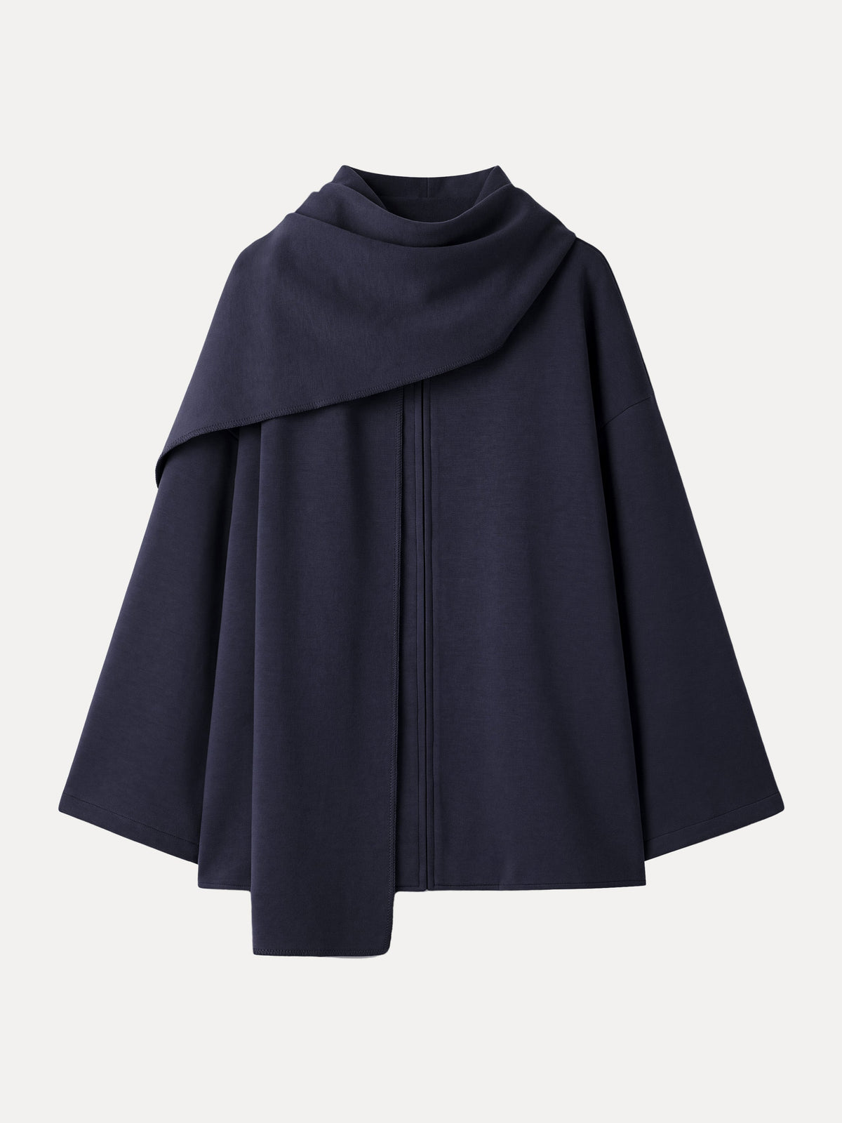 Alba™ | Abrigo convertible con cuello bufanda y bolsillos