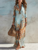 Mara - Elegante vestido de verano de corte fluido - vista 4