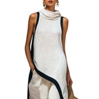 Leonora - conjunto elegante de lino - vista 7