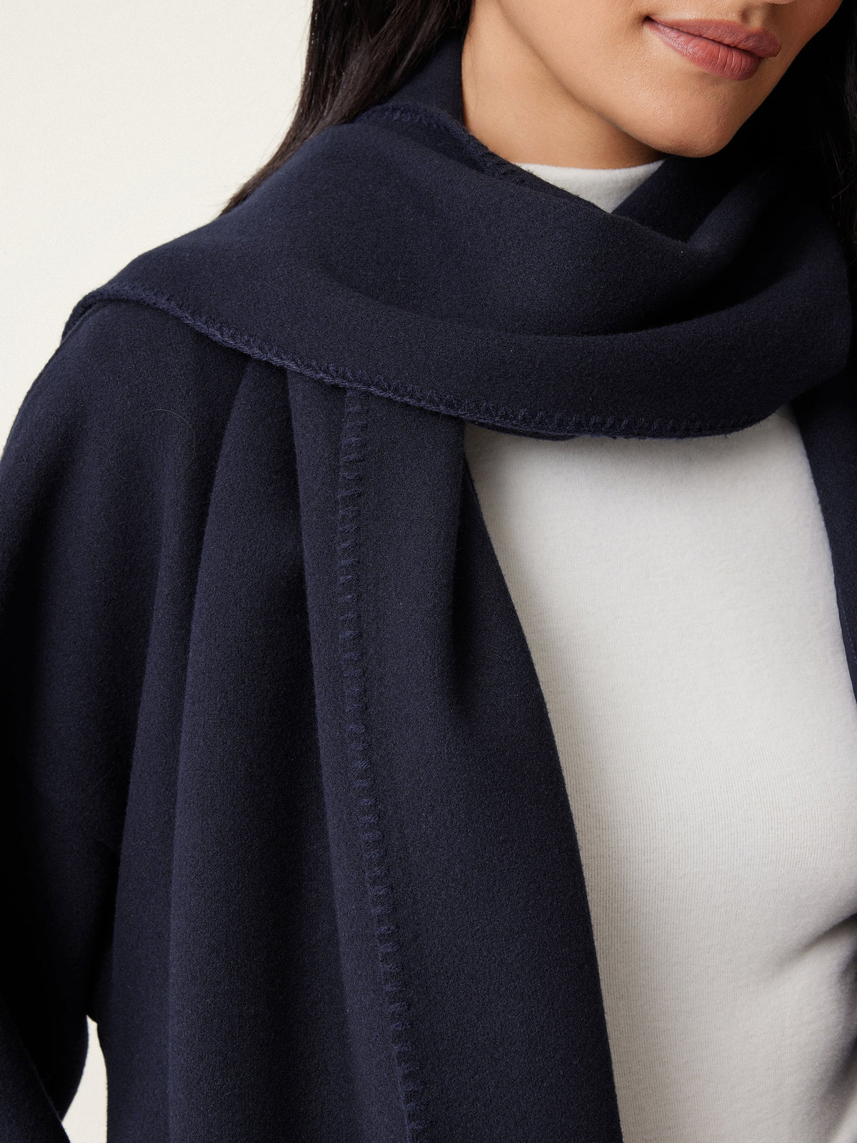 Alba™ | Abrigo convertible con cuello bufanda y bolsillos