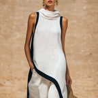 Leonora - conjunto elegante de lino - vista 14