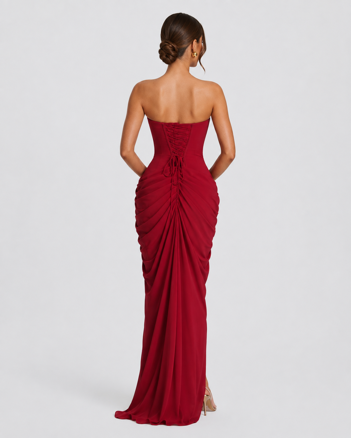 Vestido drapeado Protagonista