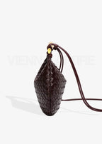 Alejandra - Bolso trenzado con asa dorada - vista 5