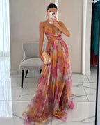 Isabel - Vestido Largo Cruzado Elegante