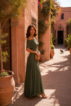 Vestido de Toledo en verde - vista 4