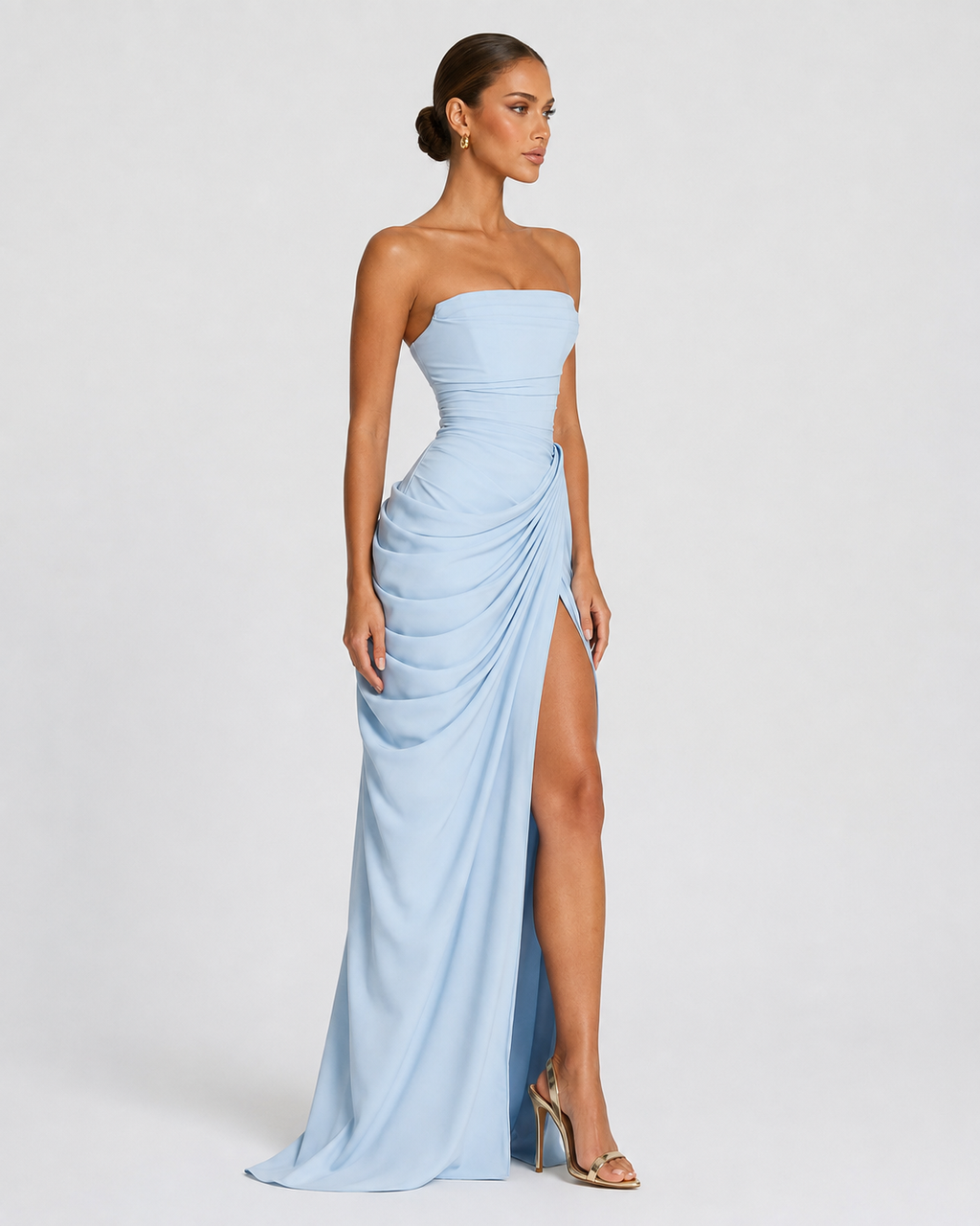 Vestido drapeado Protagonista