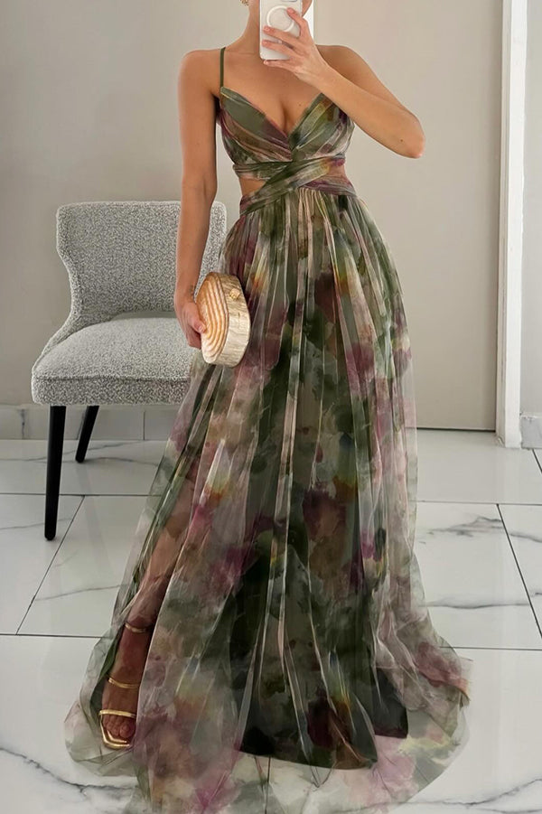 Isabel - Vestido Largo Cruzado Elegante - vista 11