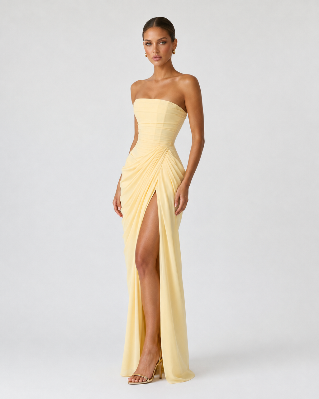 Vestido drapeado Protagonista