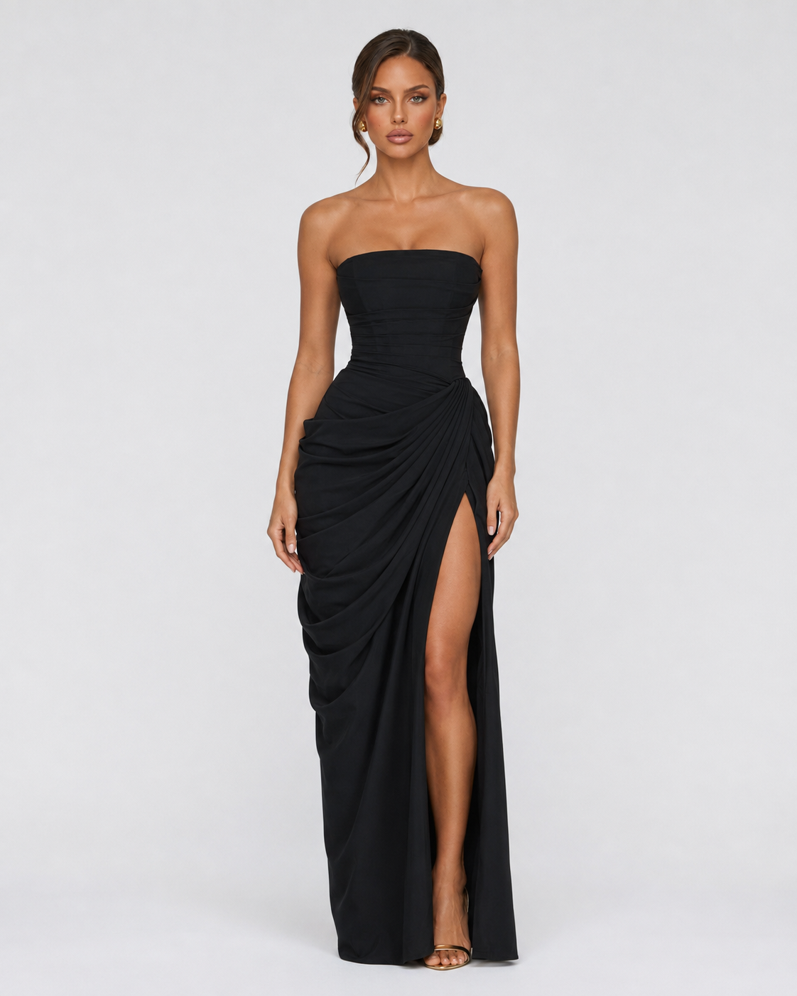 Vestido drapeado Protagonista