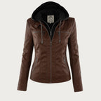 Flavia™ | Chaqueta efecto cuero de corte moderno