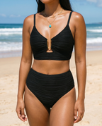 Bikini de encaje con aberturas - vista 2
