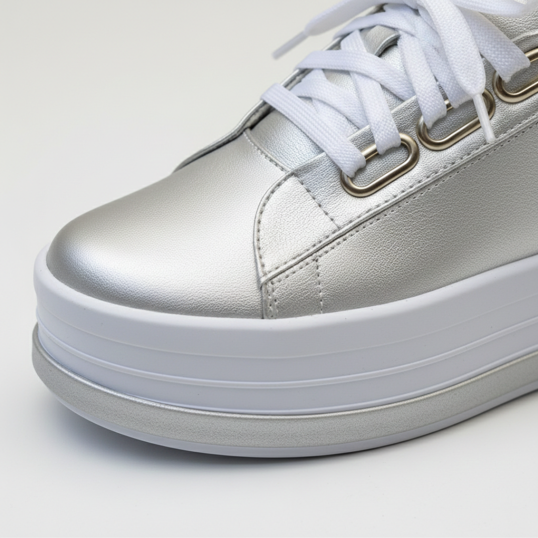 Molly™ | Zapatillas de plataforma de mujer con ojales metálicos