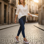 Molly™ | Zapatillas de plataforma de mujer con ojales metálicos