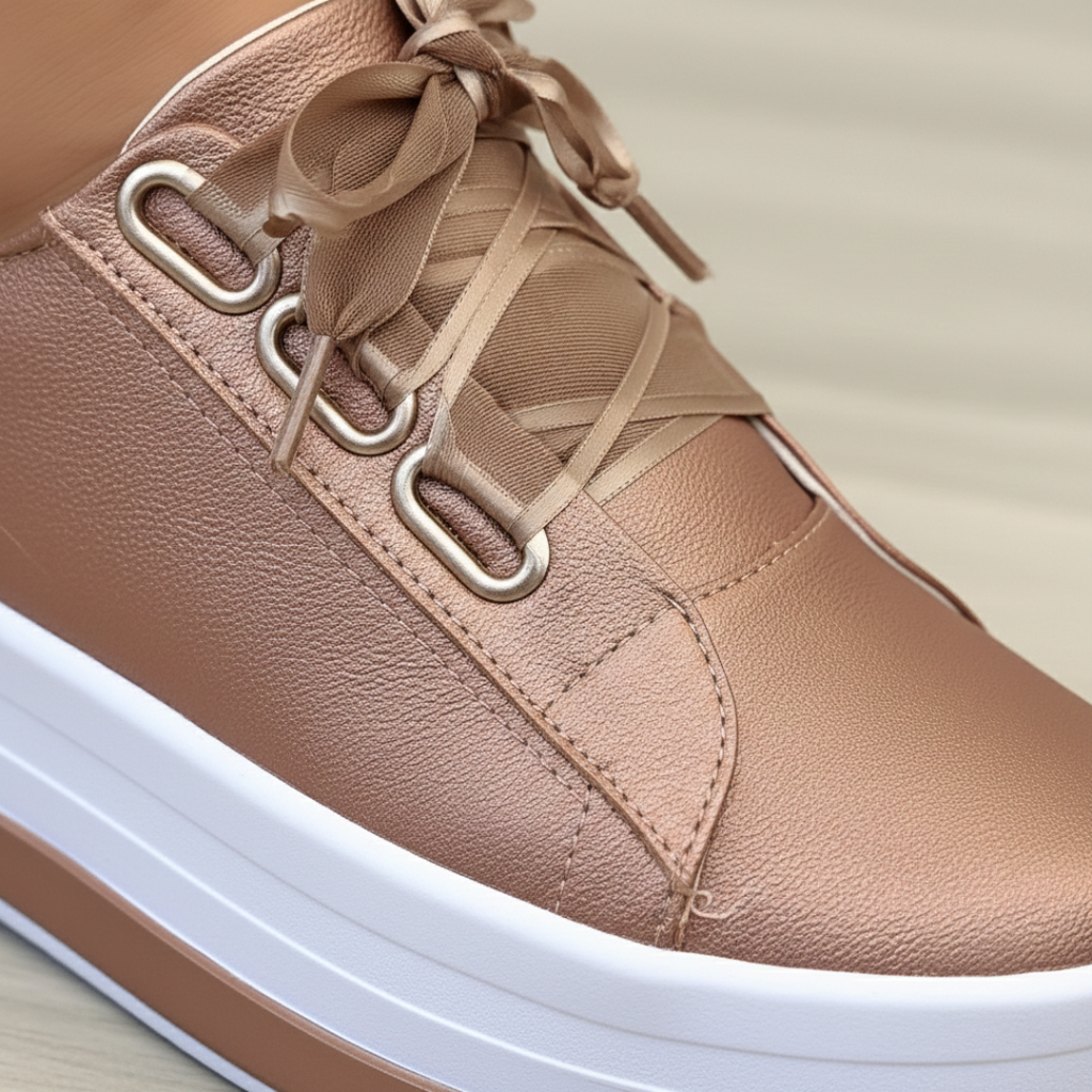 Molly™ | Zapatillas de plataforma de mujer con ojales metálicos