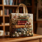 Willow™ | Bolso tote acolchado artesanal con estampado único