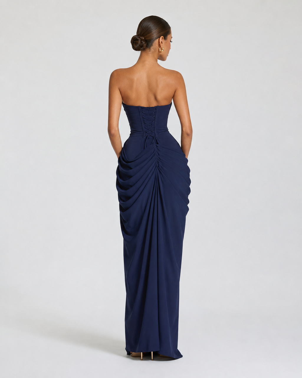 Vestido drapeado Protagonista
