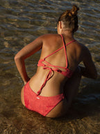 Bikini Espalda Cruzada con Estampado de Jacquard - vista 17
