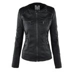 Flavia™ | Chaqueta efecto cuero de corte moderno