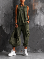 Noelia - Conjunto casual de confort urbano