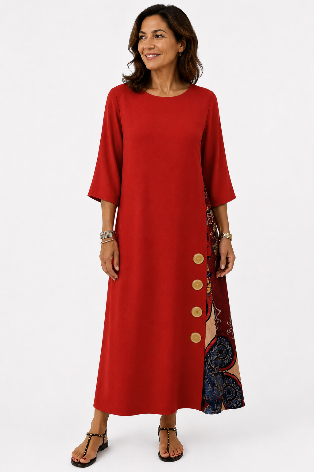 Vestido Adara™ de algodón bohemio
