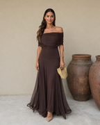 Vestido Toledo en color marrón - vista 8
