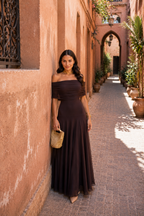 Vestido Toledo en color marrón - vista 5