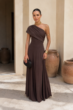 Vestido Toledo en color marrón - vista 2