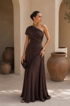 Vestido Toledo en color marrón - vista 4