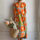 Floral naranja
