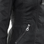 Flavia™ | Chaqueta efecto cuero de corte moderno