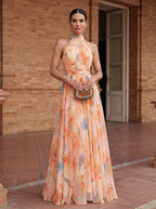 Vestido Largo Estampado - vista 2