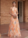 Vestido Largo Estampado