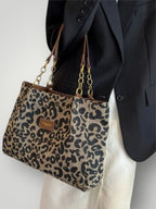 Leonara - Bolso bandolera con estampado de leopardo - vista 3