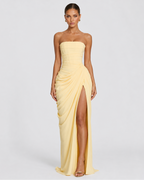 Vestido drapeado Protagonista