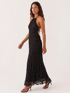 Ángela - Vestido maxi elegante de verano con cuello halter - vista 22