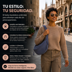 Bolso de Hombro Elegante de Nylon - vista 17