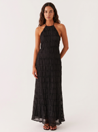 Ángela - Vestido maxi elegante de verano con cuello halter - vista 20