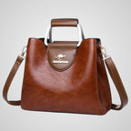 Ana - Elegante bolso de piel bicolor - vista 7