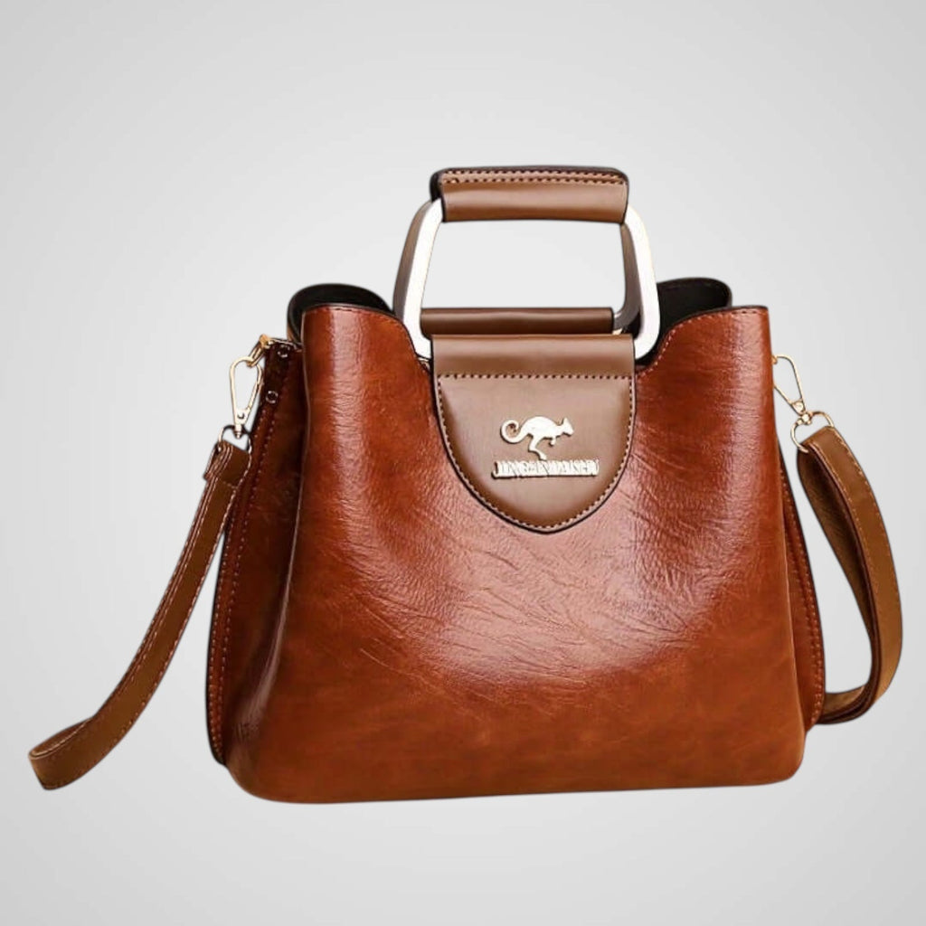 Ana - Elegante bolso de piel bicolor - vista 10
