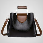 Ana - Elegante bolso de piel bicolor - vista 2