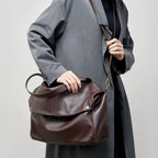 Adriana - Bolso minimalista de piel auténtica suave y retro para diario - vista 5
