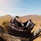 Adriana - Bolso minimalista de piel auténtica suave y retro para diario - vista 12