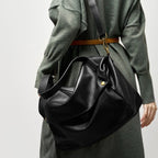 Adriana - Bolso minimalista de piel auténtica suave y retro para diario - vista 8