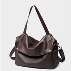 Adriana - Bolso minimalista de piel auténtica suave y retro para diario - vista 24