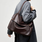 Adriana - Bolso minimalista de piel auténtica suave y retro para diario - vista 2